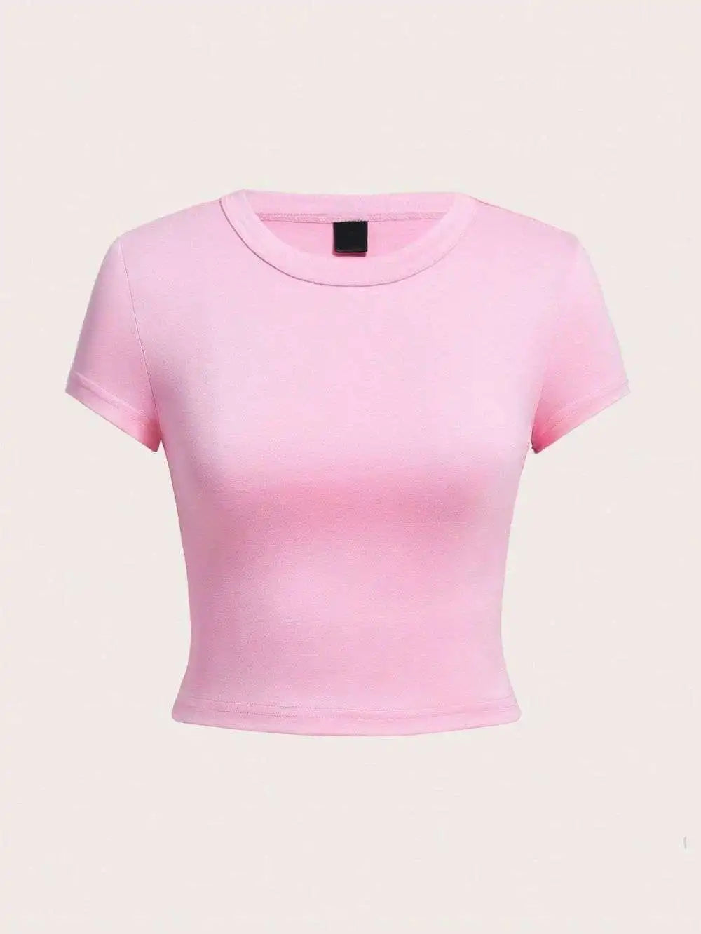 Crayon Shin Chan Summer Crop Top Tight Fitting O-Neck T-Shirt for Casual Wear