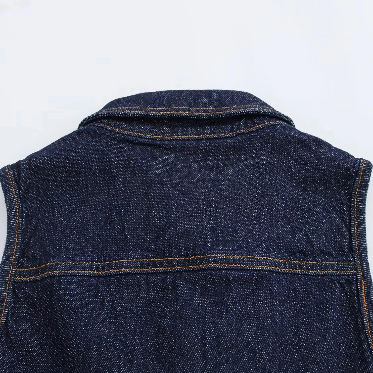 Chic Vintage Denim Women Suit Set Sleeveless Single Breasted Vest with Stylish Sash and Flare Pants Spring Summer Streetwear