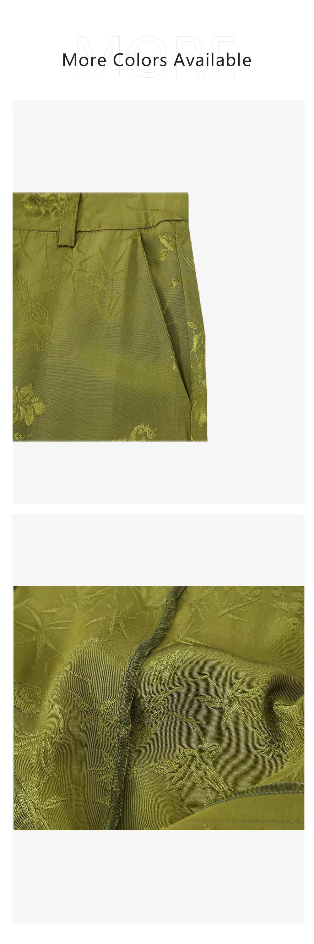 Versatile Women's Jacquard Suit Coat with Bow Decoration and High Waist Straight Leg Pants