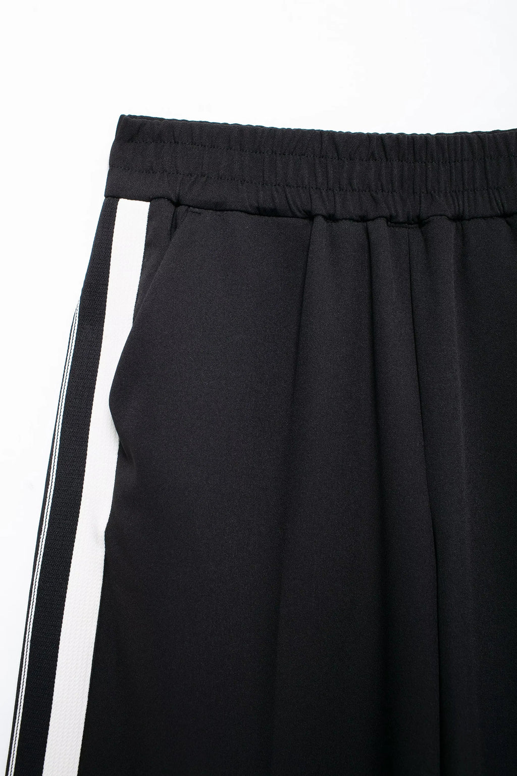 Women's Fashion Side Stripe Coat Pant Set with Long Sleeve Zipper Jacket and Elastic Waist Wide Leg Pants