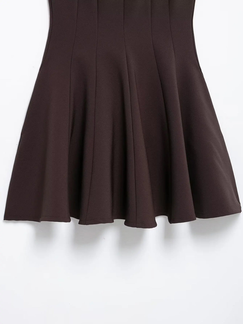 Sleeveless Pleated Mini Dress For Women Casual Office