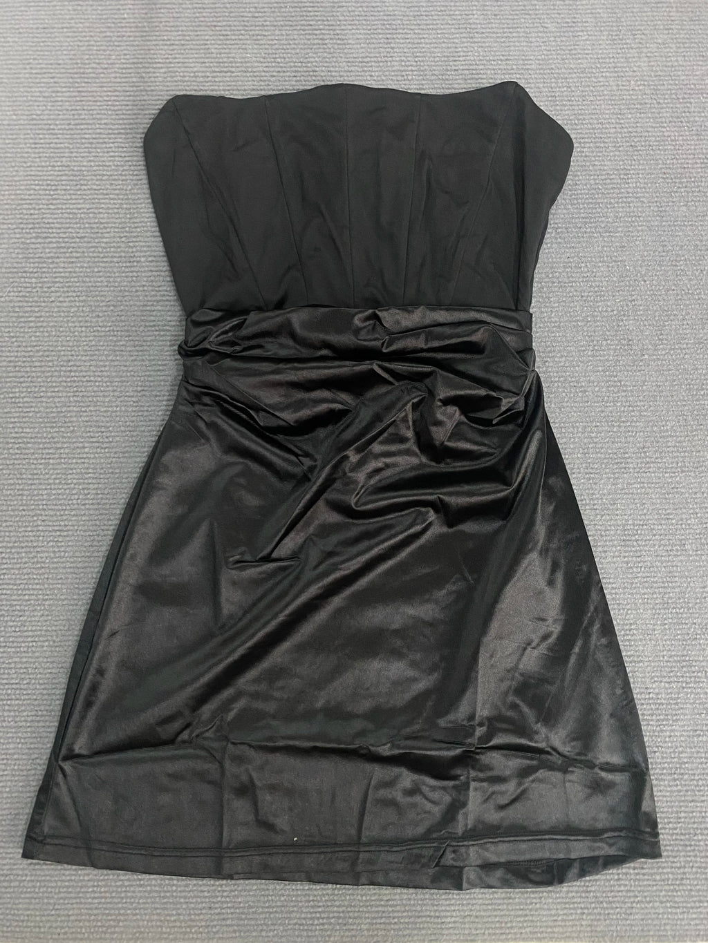 Strapless Bodycon Dress for Women Irregular Party Clubwear