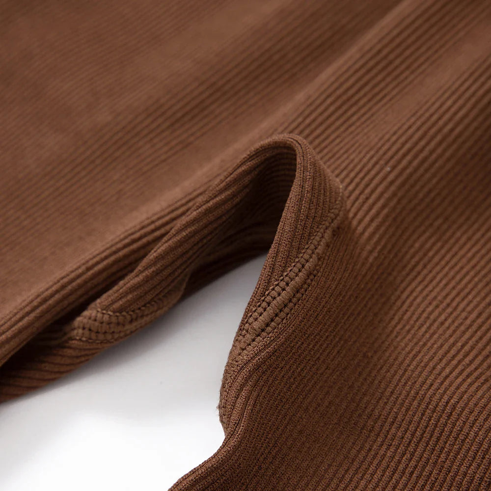 Solid Body-Shaping Sleeveless Skinny Jumpsuit Women Casual Square Collar One Piece Romper Sporty Bodysuit