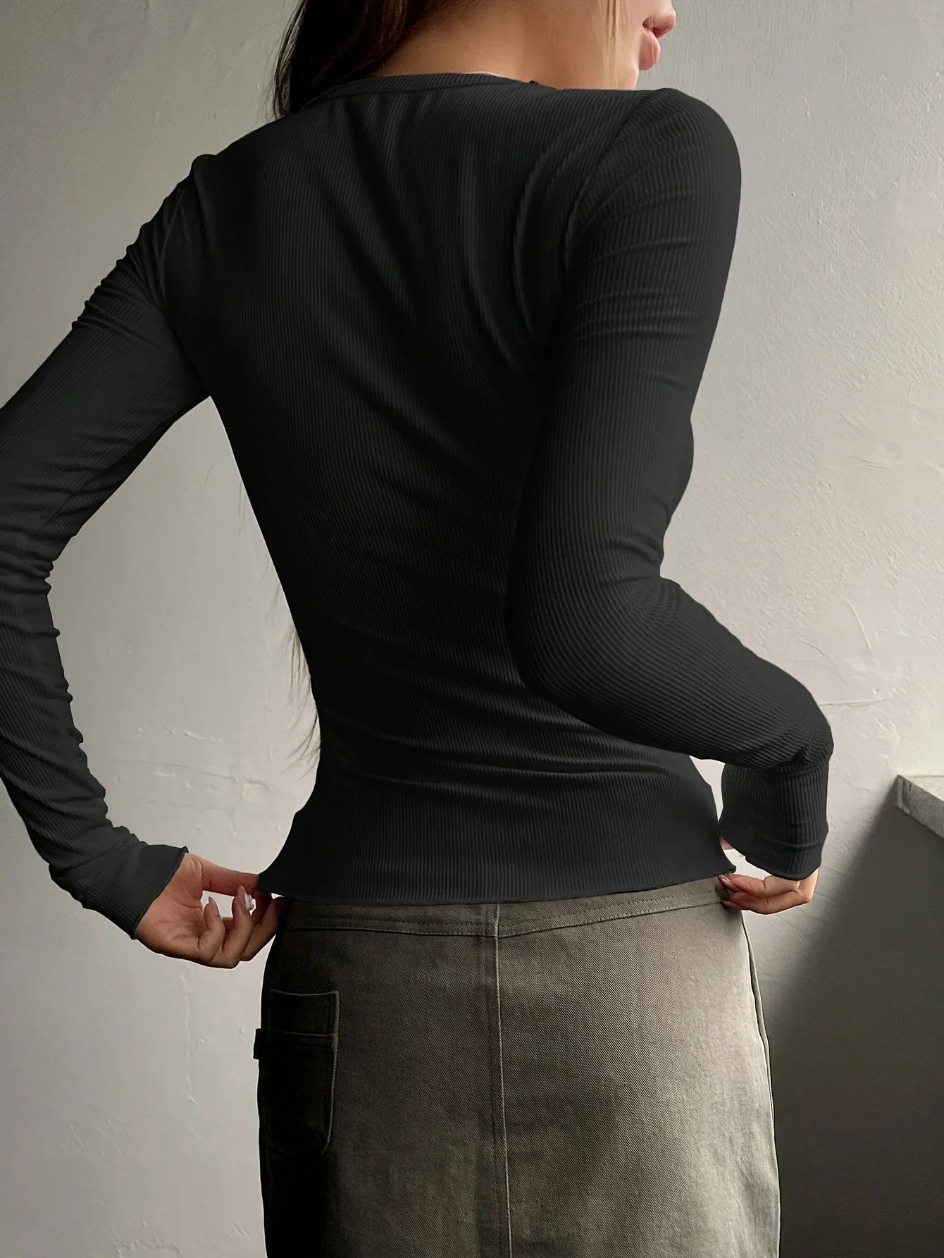 Womens Slim Fit Button-Up Knitted Cedar Sweater with Soft Stretch Fabric