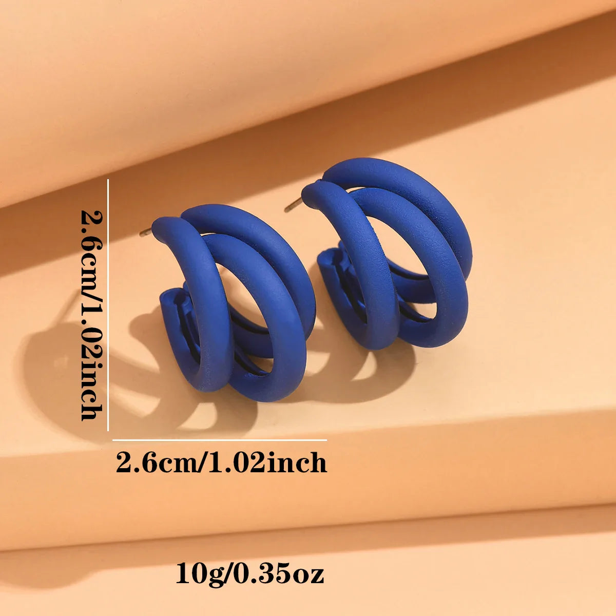 Elegant Gold Color Hoop Earrings for Women Vintage Geometric Statement Jewelry Gifts