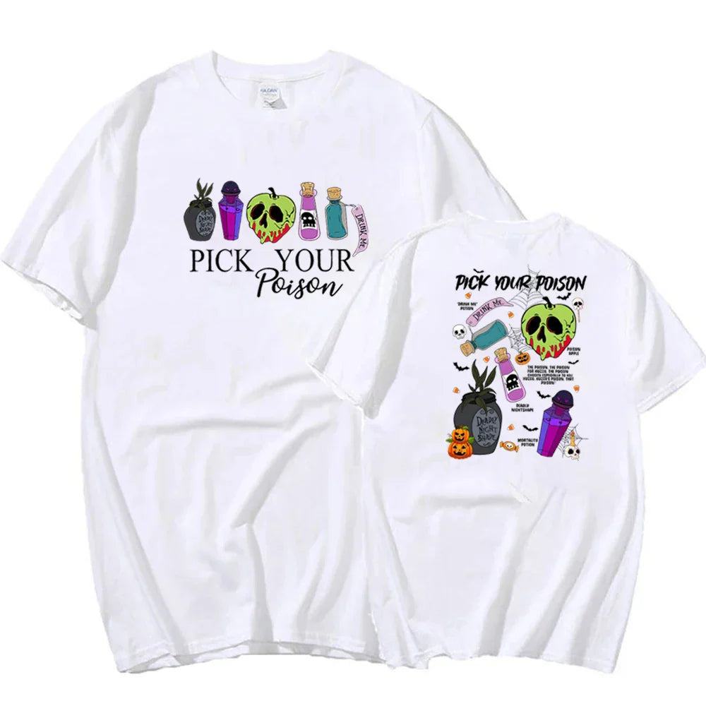 Pick Your Poison Villain T-Shirt for Halloween Family Gift