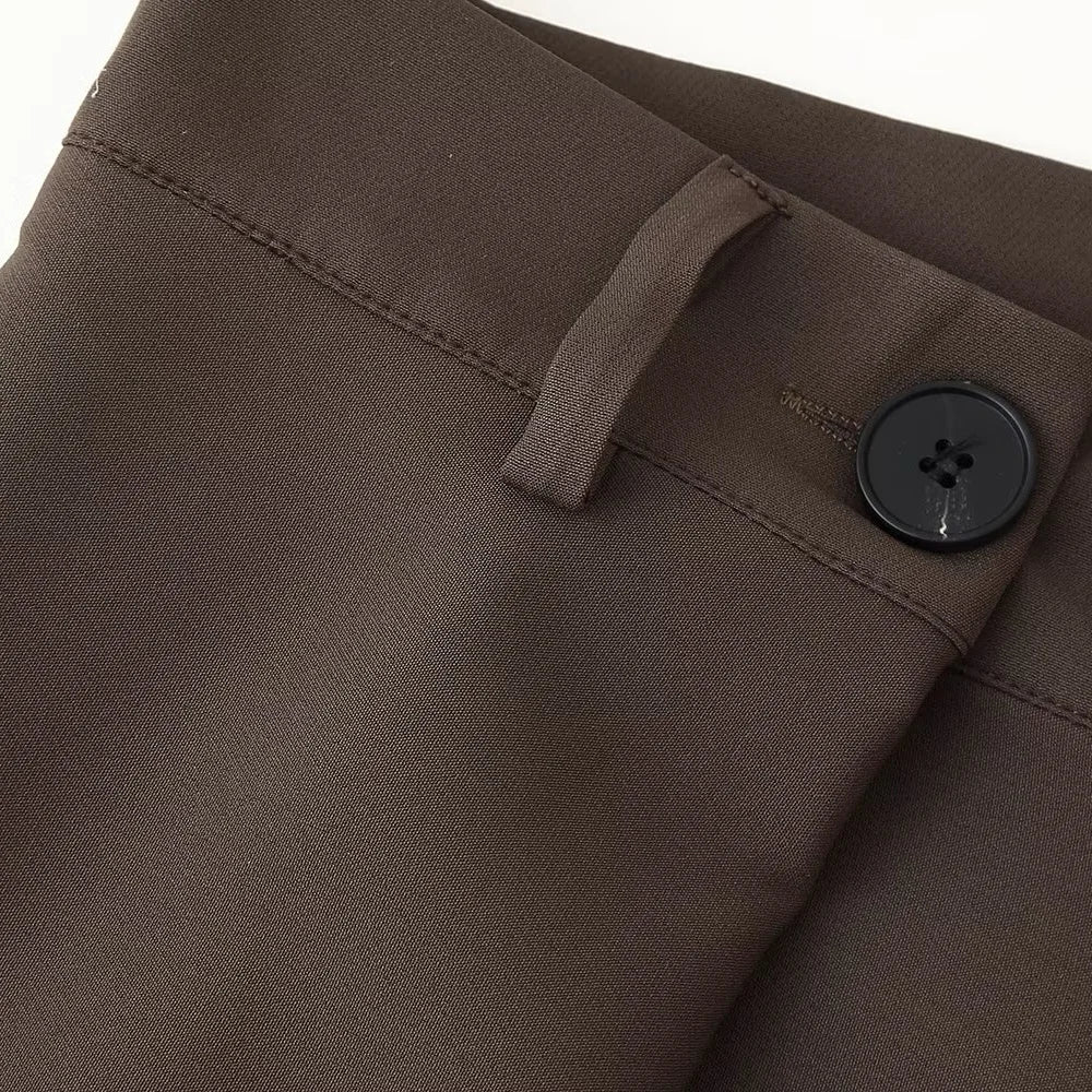 Elegant Womens Pantsuit Set Belted Jacket And Pants