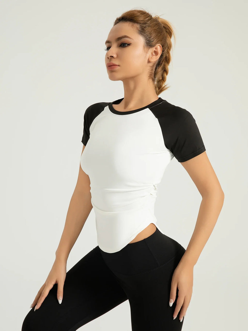 Women's Quick-Dry Compression Fit Running Tee | Breathable Short Sleeve Athletic T-Shirt for Yoga and Workout