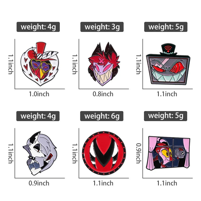 Cute Cartoon Anime Character Enamel Pins Custom Little Monk Brooches Funny Jewelry Gift for Friends