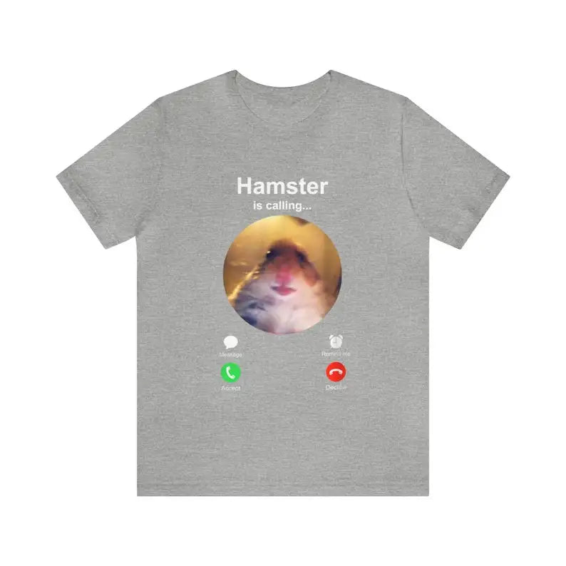 Funny Hamster Meme Shirt with Hamster Staring at Camera