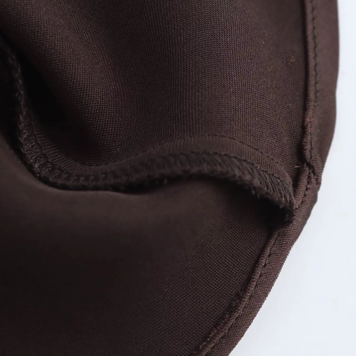 Elegant Satin Belt Midi Dress For Women Vintage Brown