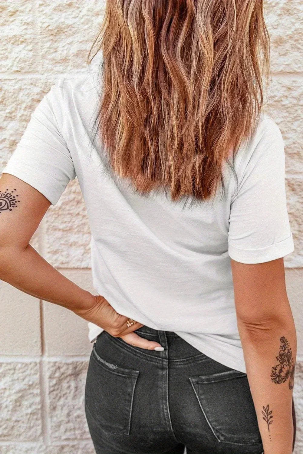 Casual Short Sleeve Outer Banks Print Graphic T-Shirt for Women Aesthetic Y2K Style