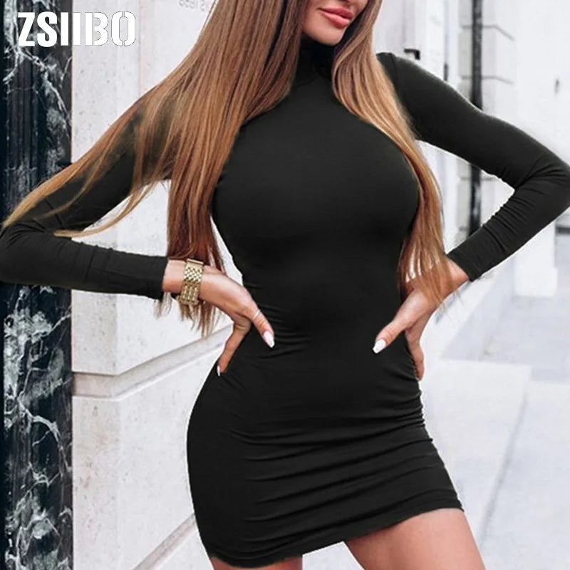 Black Retro Dress For Women Korean Fashion Dress Club