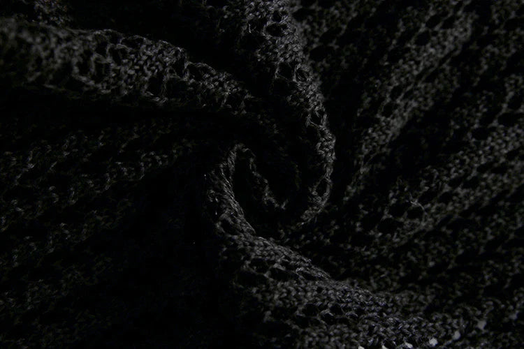 Knitted Floral Women Jumpsuit Sexy Pleated Halter Neck Bandage Low Back Skinny Overalls Trendy Solid Streetwear