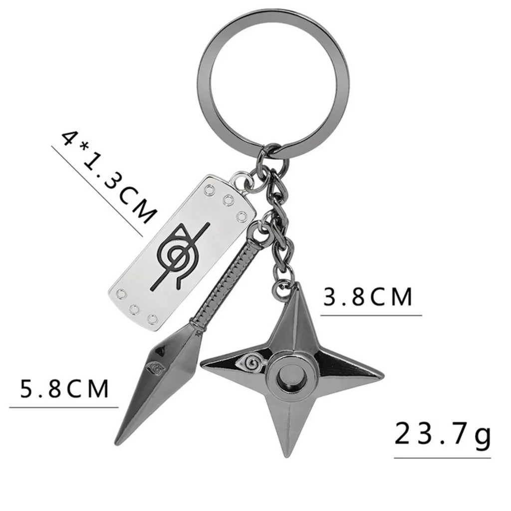 Anime Metal Keychain Cartoon Keychain Holder for Kids Gift