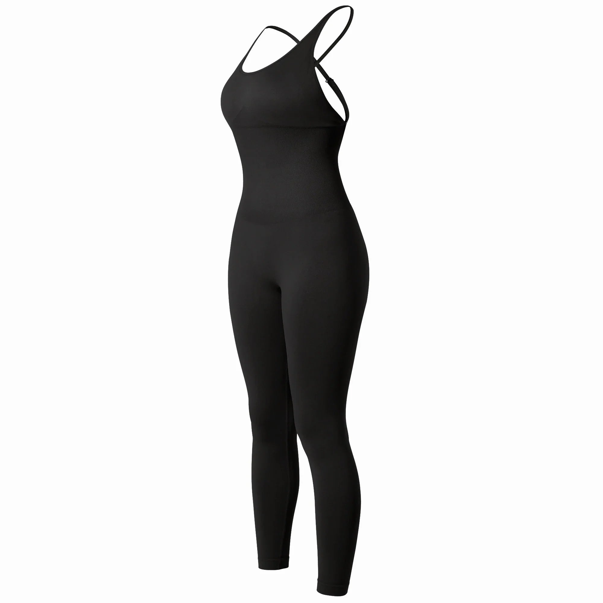 Solid Sexy Sleeveless Jumpsuit for Women Summer Backless Bodycon Romper Casual Playsuit Trendy Sportswear Streetwear