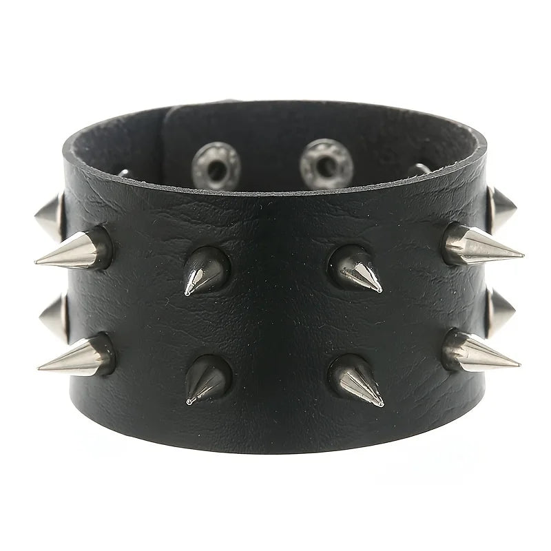 Gothic Punk Multi Chain Street Dance Bracelet for Halloween Cosplay and Party Gifts