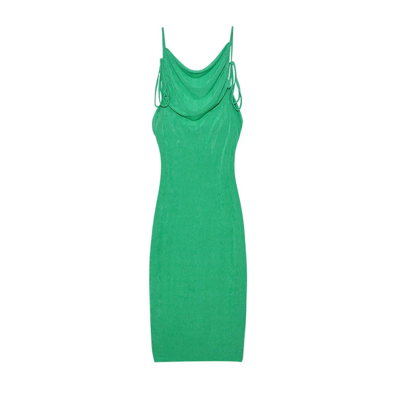 Sexy Strapless Dress Hang Neck Summer Fashion Style