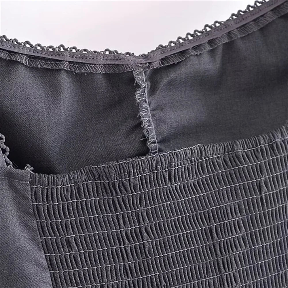 Trendy One Shoulder Short Dress For Women Summer Chic Dress