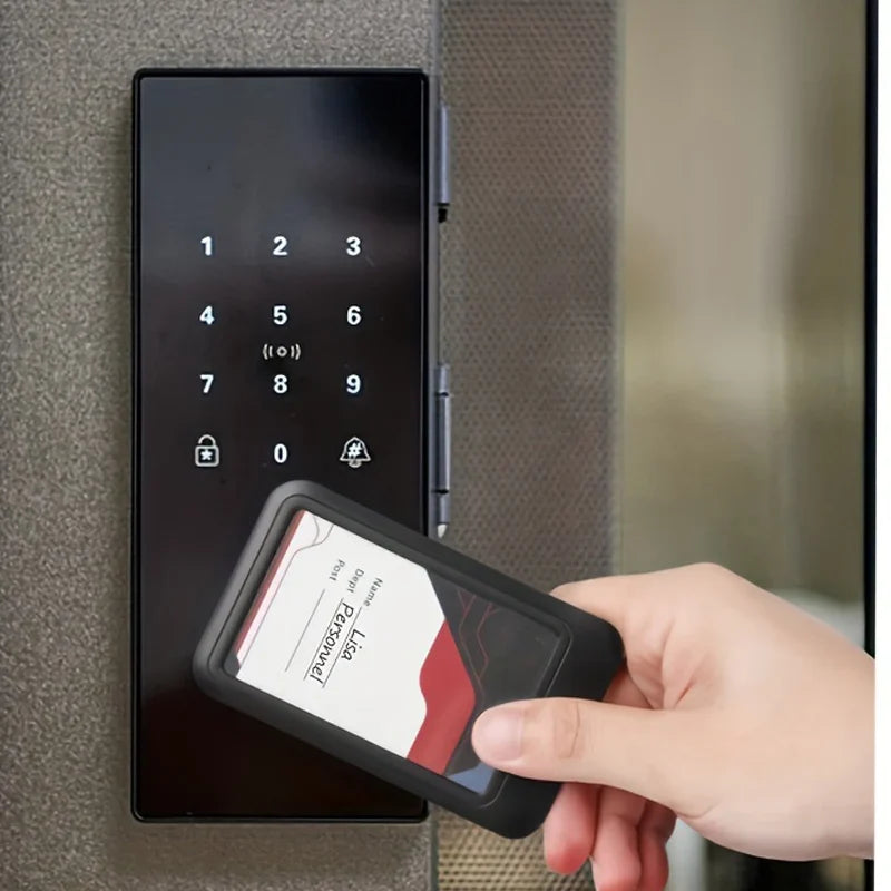 Retractable ID Badge Holder with Heavy Duty Carabiner Clip and Durable Nylon Cord for Men and Women