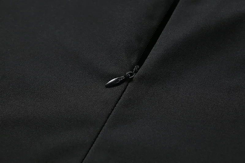 Sexy Black Long Sleeve Bodycon Jumpsuit for Women Slim Fit Casual Sports Romper Streetwear Skinny Fashion Overall