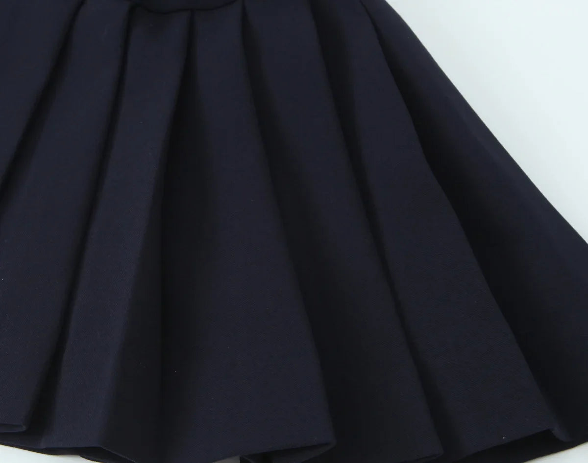 Chic Side Strap Decor Mini Dress For Women Autumn Winter