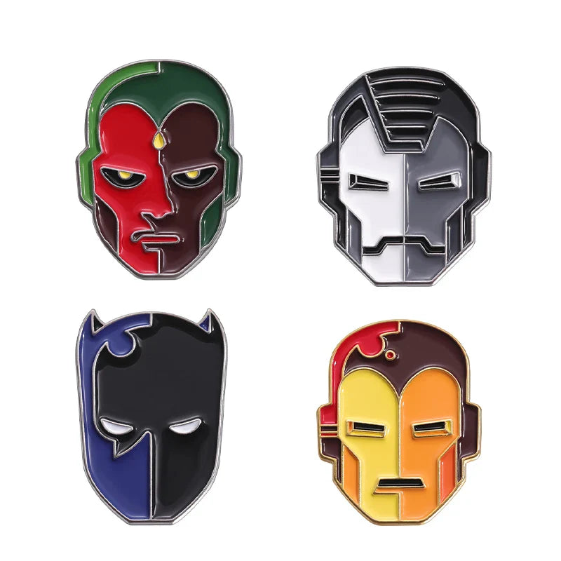 Cute Cartoon Anime Character Enamel Pins Custom Little Monk Brooches Funny Jewelry Gift for Friends