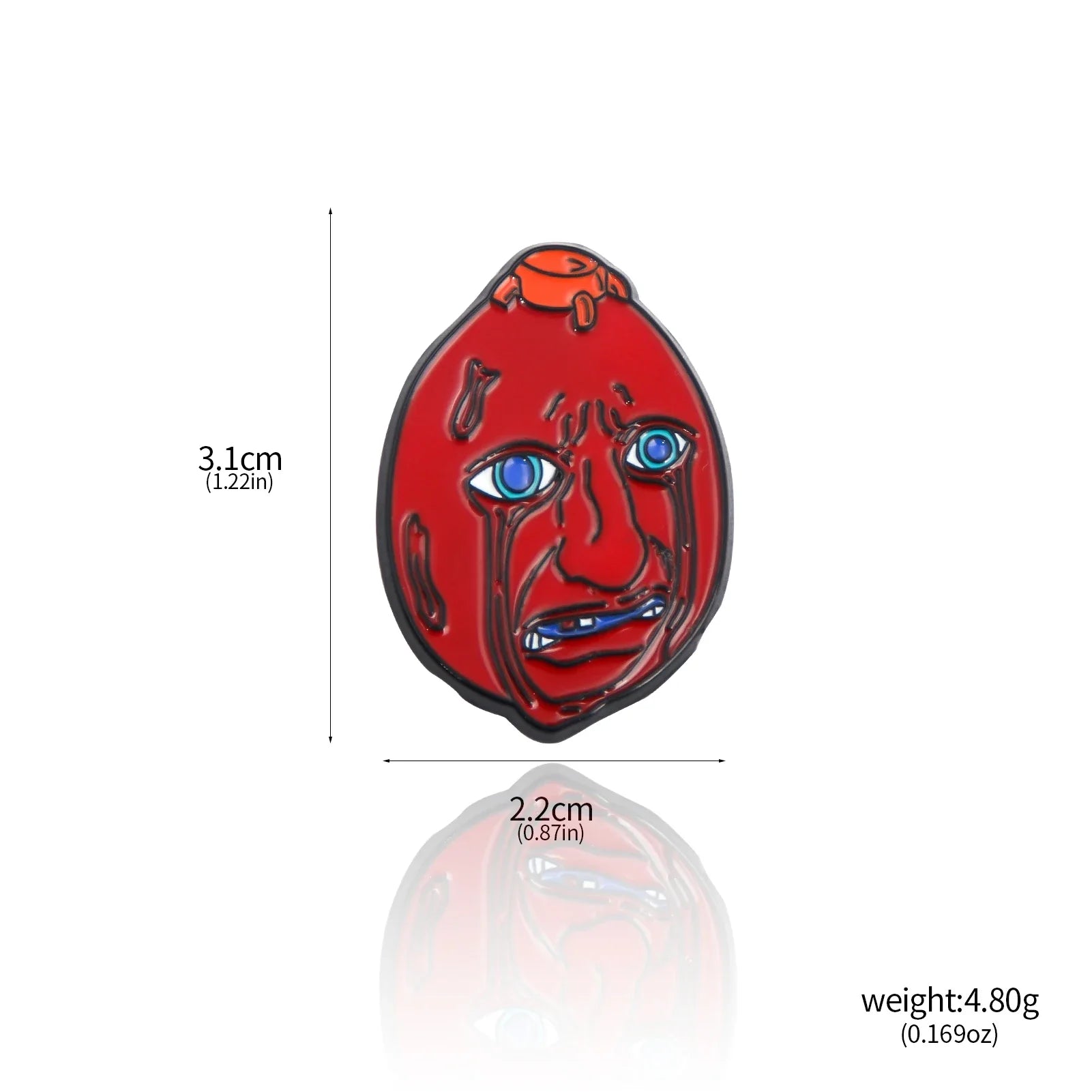 Anime Red Skull Keychain Berserk Warrior Griffith Guts Keyring Cosplay Prop Gift for Men and Women