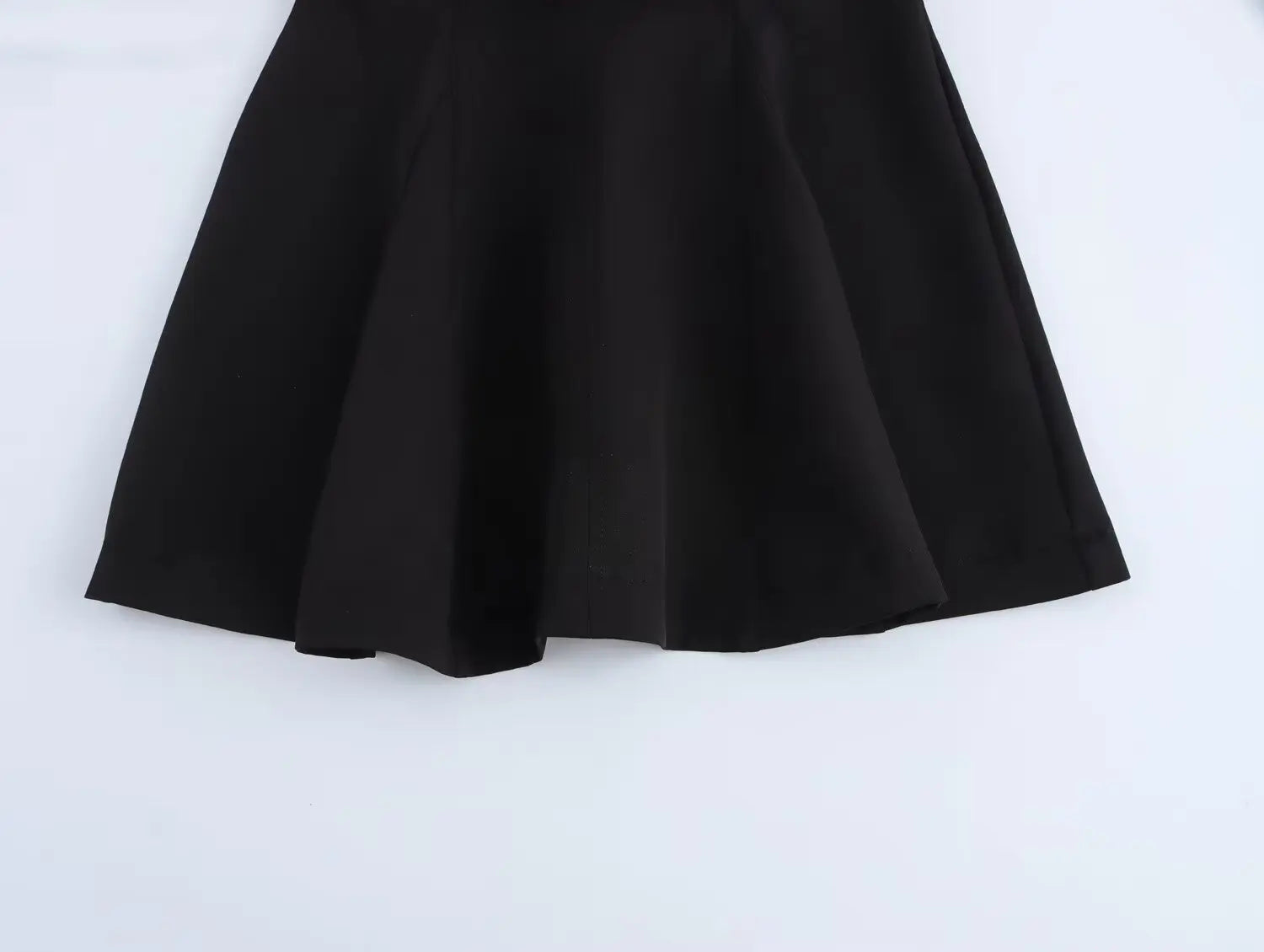 Womens Pleated Sleeveless Party Dress with Back Zipper