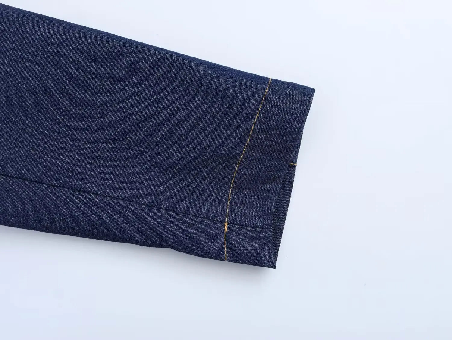 Women Fashion Denim Jacket and Jeans Set with Pockets Stylish Two Piece Outfit