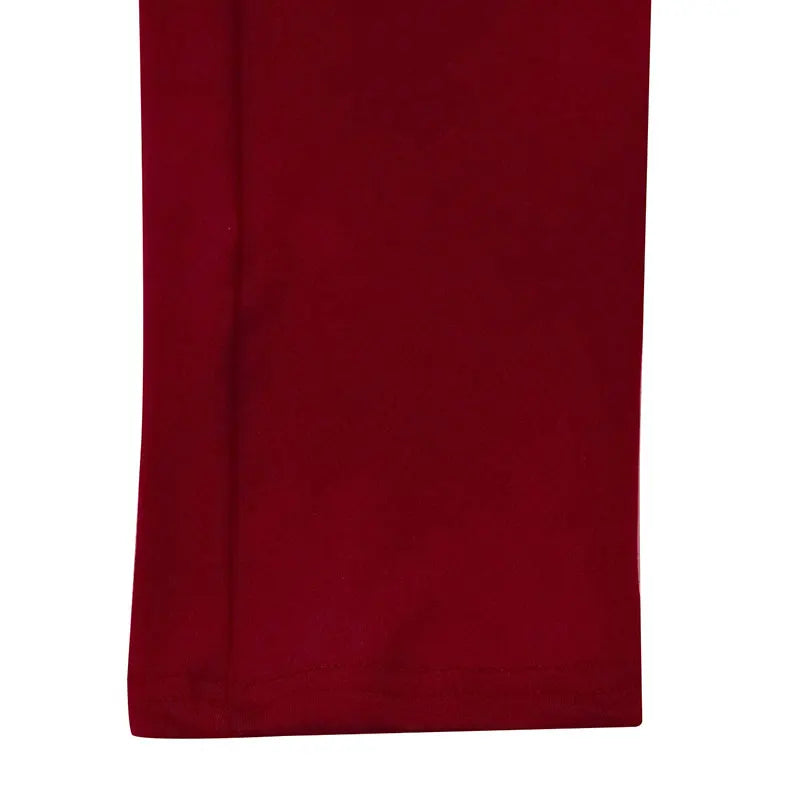 Autumn Red Long Sleeve Jumpsuit For Women Slim Fit O-Neck Bodycon Casual Sporty Streetwear Romper