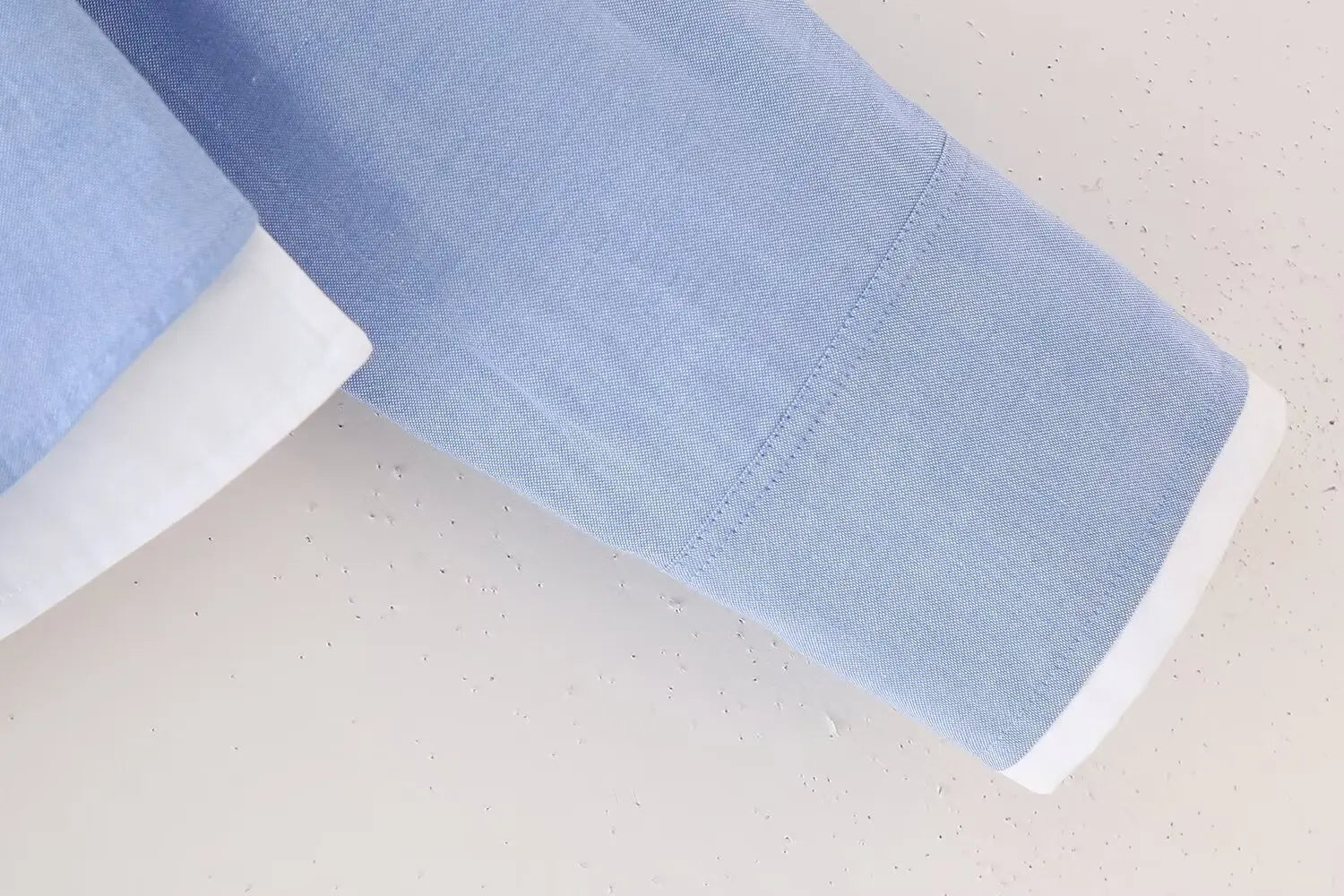 Elegant Patchwork Blouse for Women Long Sleeve Single Breasted Lapel Shirt Chic Short Top