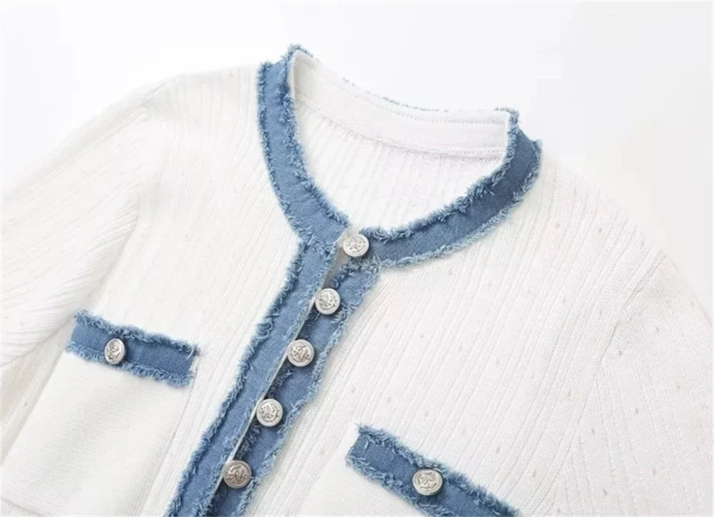 Elegant Knit Maxi Dress For Women O Neck Short Sleeve