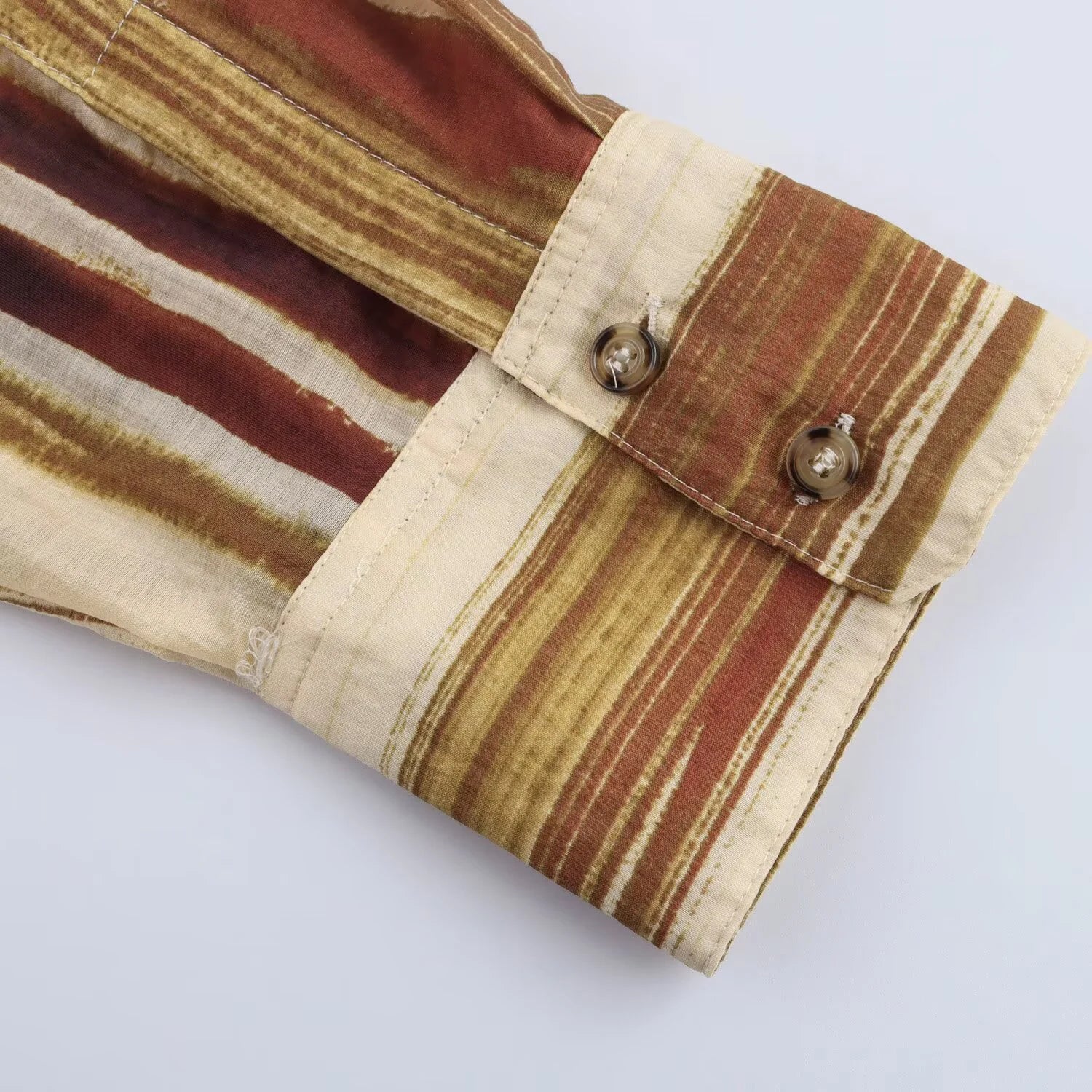 Women's Loose Cotton Linen Long Sleeve Shirt Slim Fit Versatile Lightweight Blouse