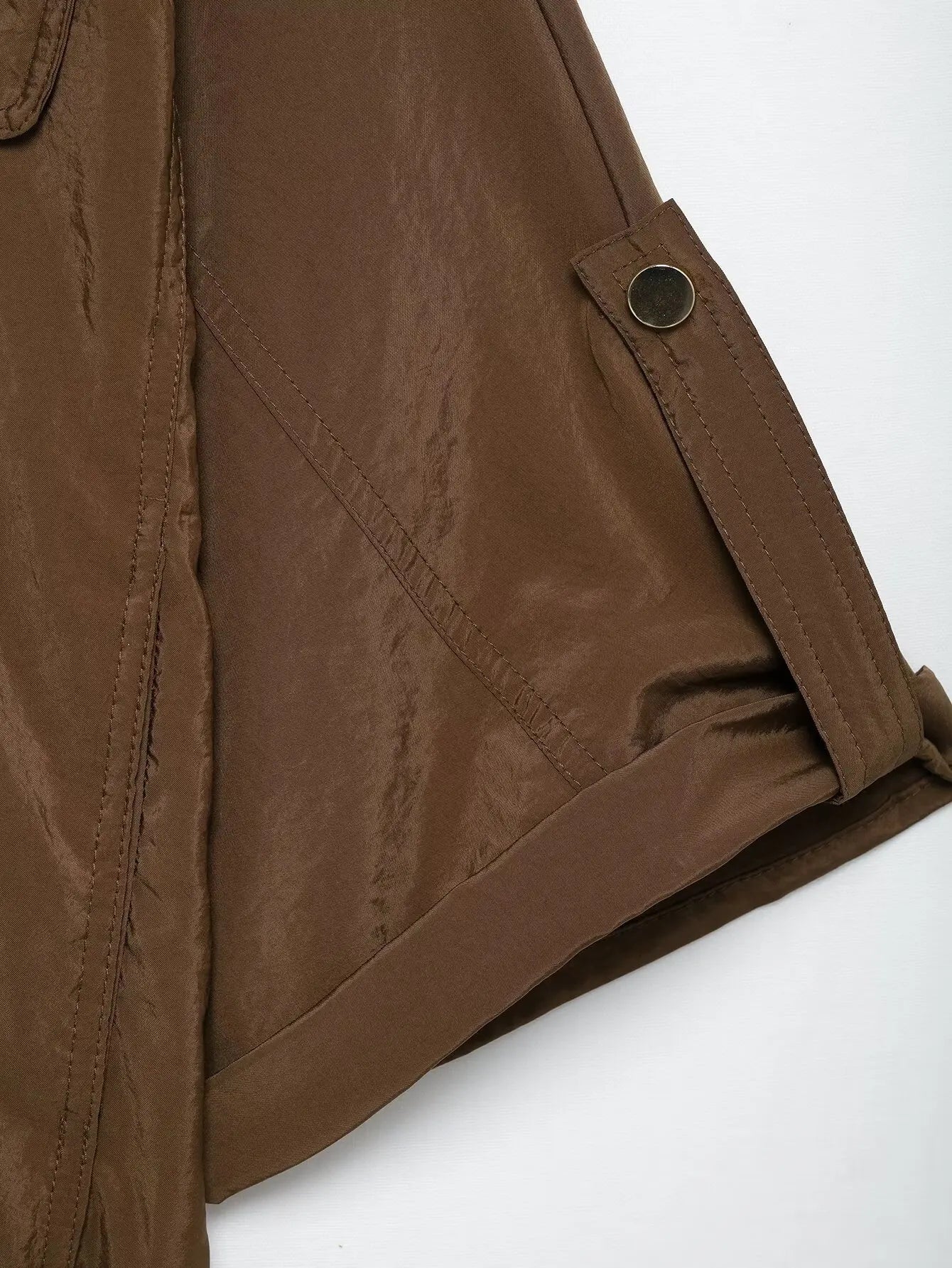 Women's Chic Pleated Tops and Trousers Set with Lapel Long Sleeves and High Waist Pants for Spring Summer Fashion