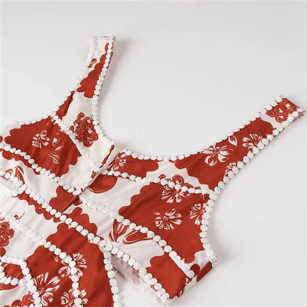 Chic Slim Fit V Neck Camisole Dress For Women Casual