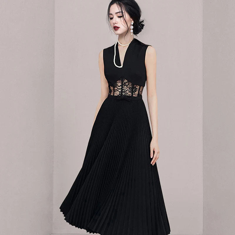 Lace Dress For Work Elegant Long Sheath Office Dress