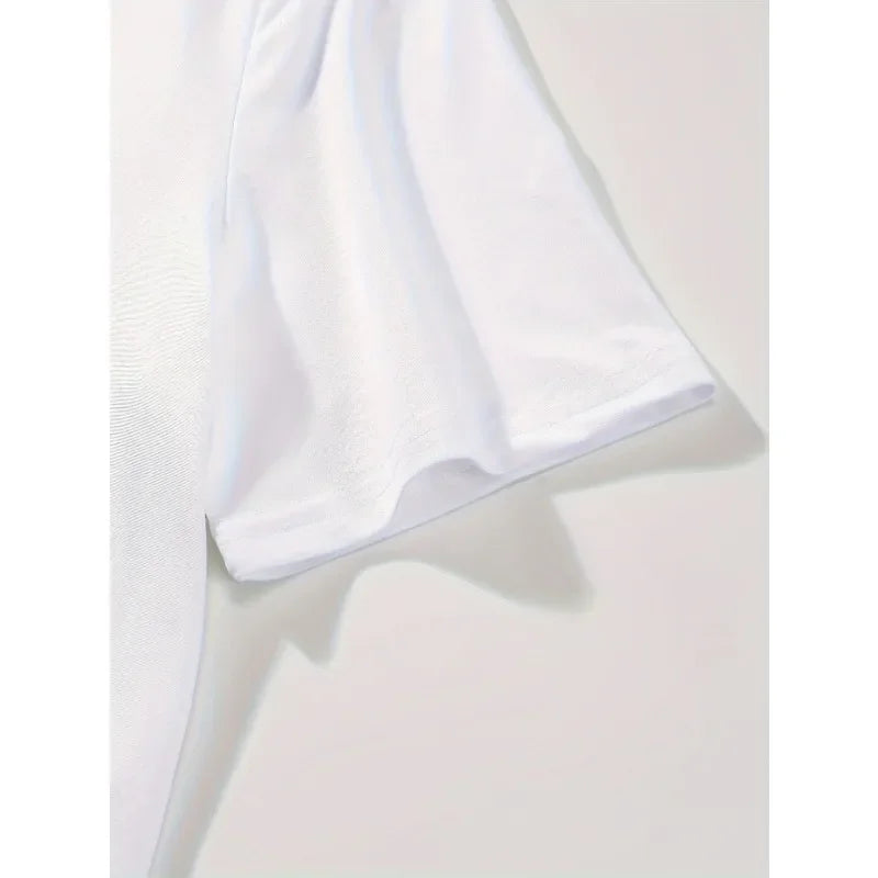 Summer Women Cotton T-Shirt with California Print Casual Top for Girls High Quality Daily Streetwear