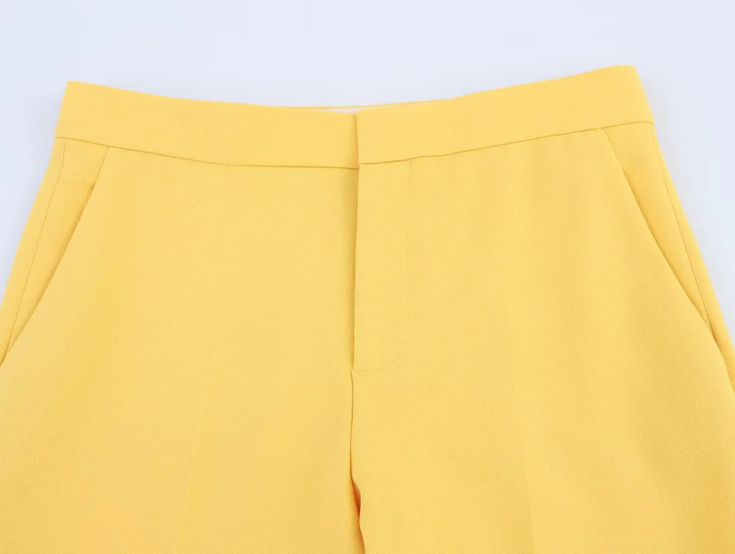 Women's Casual Chic Suit with Lapel Jacket and High Waist Flared Pants for Spring and Summer