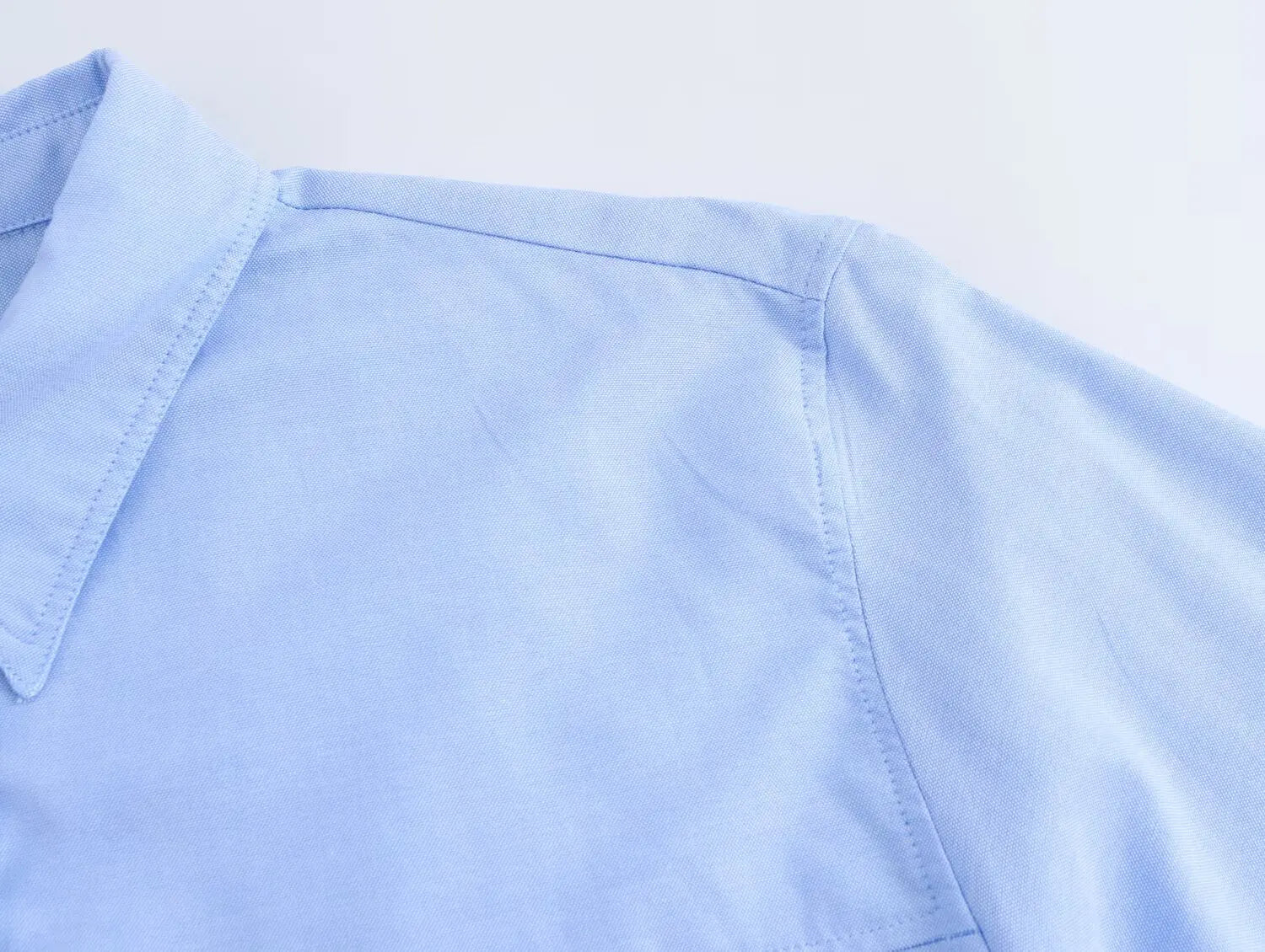 Women's Basic Short-Sleeved Lapel Shirt Simple Fashion Versatile Casual Top