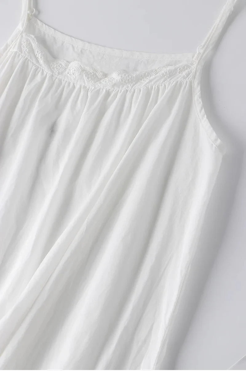 Forest Style Embroidered Cotton Cake Skirt Women Spring