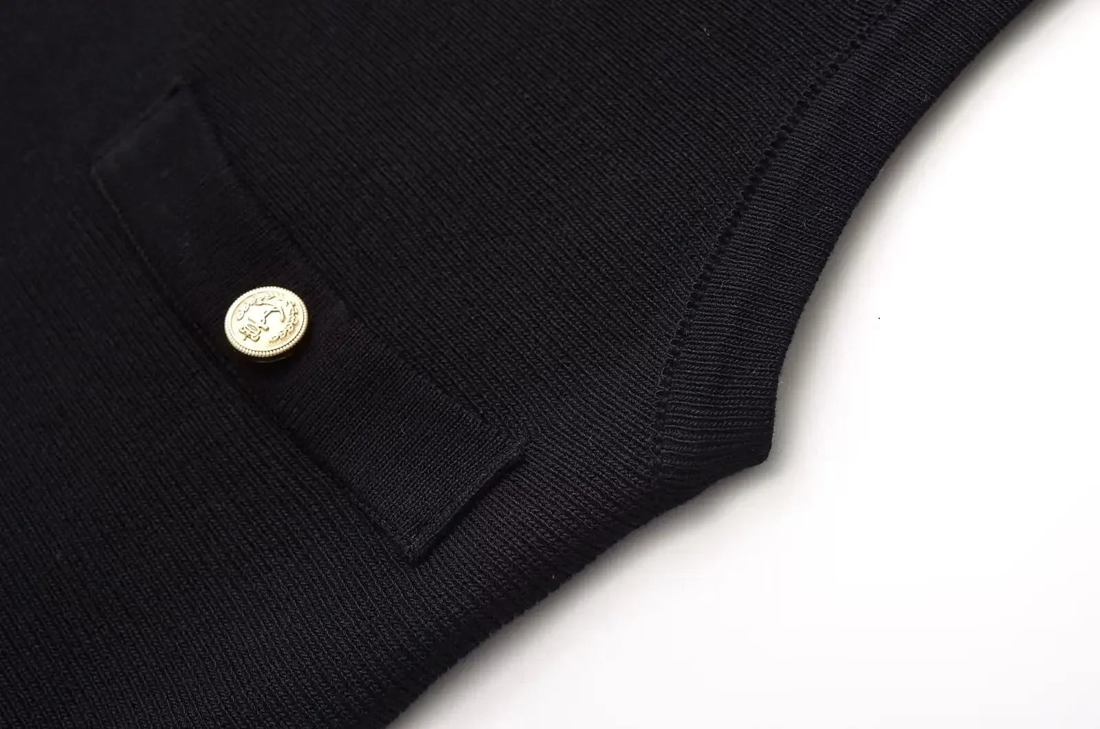 Yellow Knit Pleated Hem Mini Dress With Front Pockets