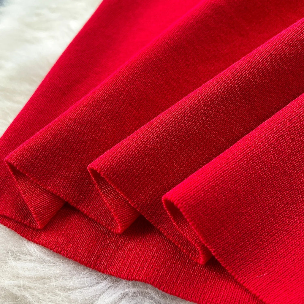 Sexy Cutout Waist Bodycon Dress Knitted Summer Sundress