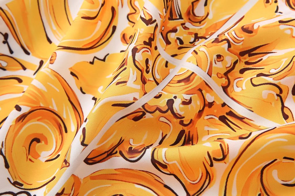 Summer Halter Backless Printed Luxury Dress Sleeveless