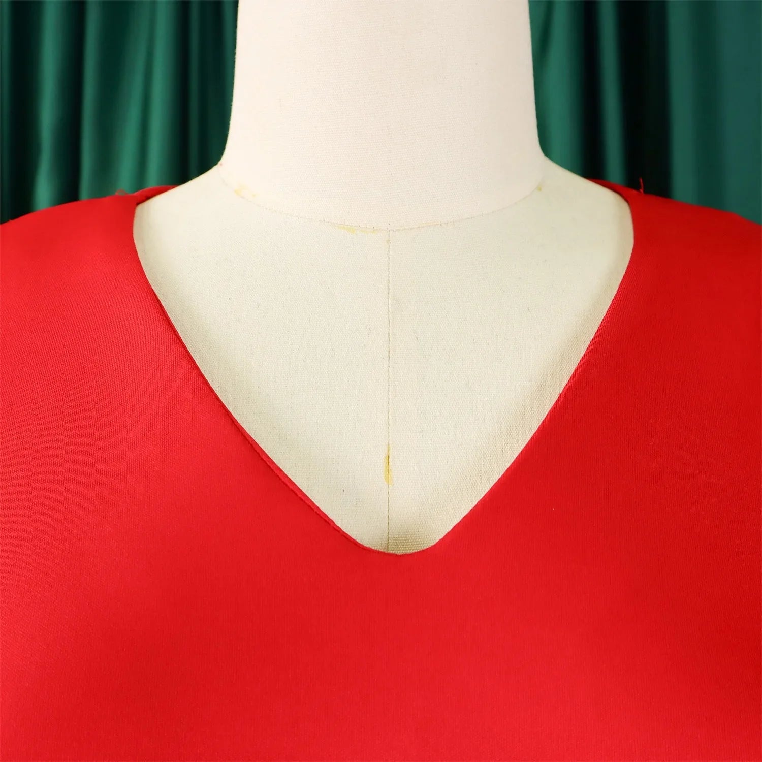 V Neck Bodycon Midi Dress With Ruffle Sleeves For Women