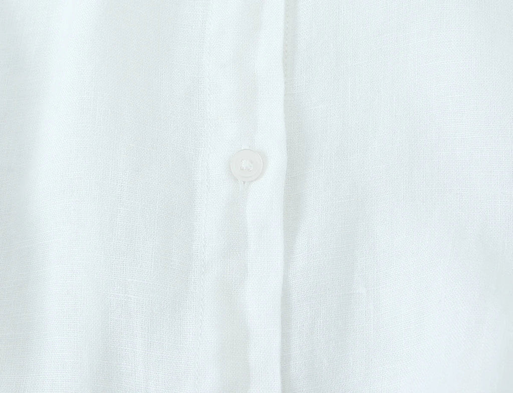 Oversized Women Blouse Summer Casual Long Sleeve Single Breasted Shirt Fashion Loose Fit Top