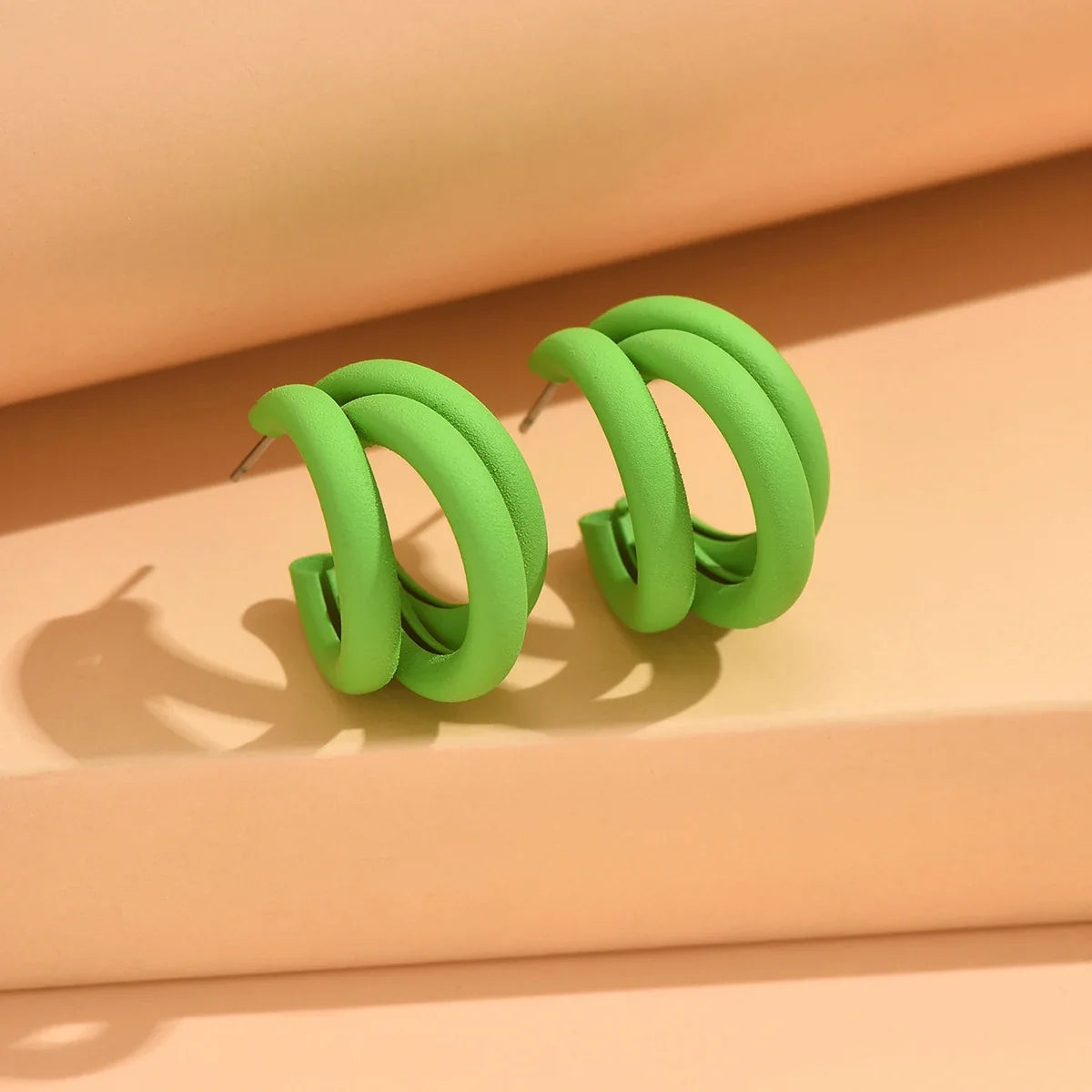 Elegant Gold Color Hoop Earrings for Women Vintage Geometric Statement Jewelry Gifts