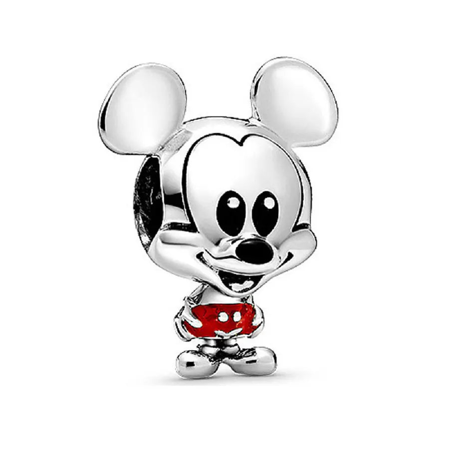 925 Sterling Silver Disney Pendant Beads for DIY Bracelets Perfect Women's Fashion Gift