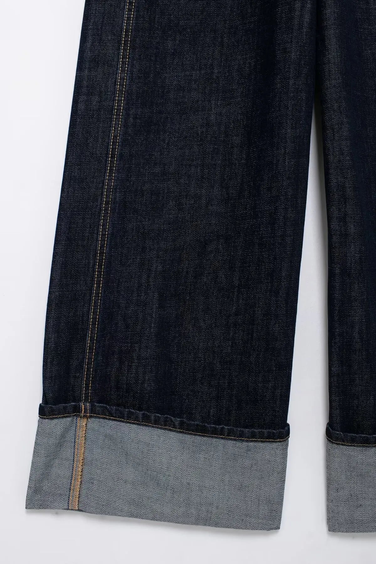 Chic French-Inspired Long Denim Overalls for Women Simple Versatile Age-Defying Autumn Outfit