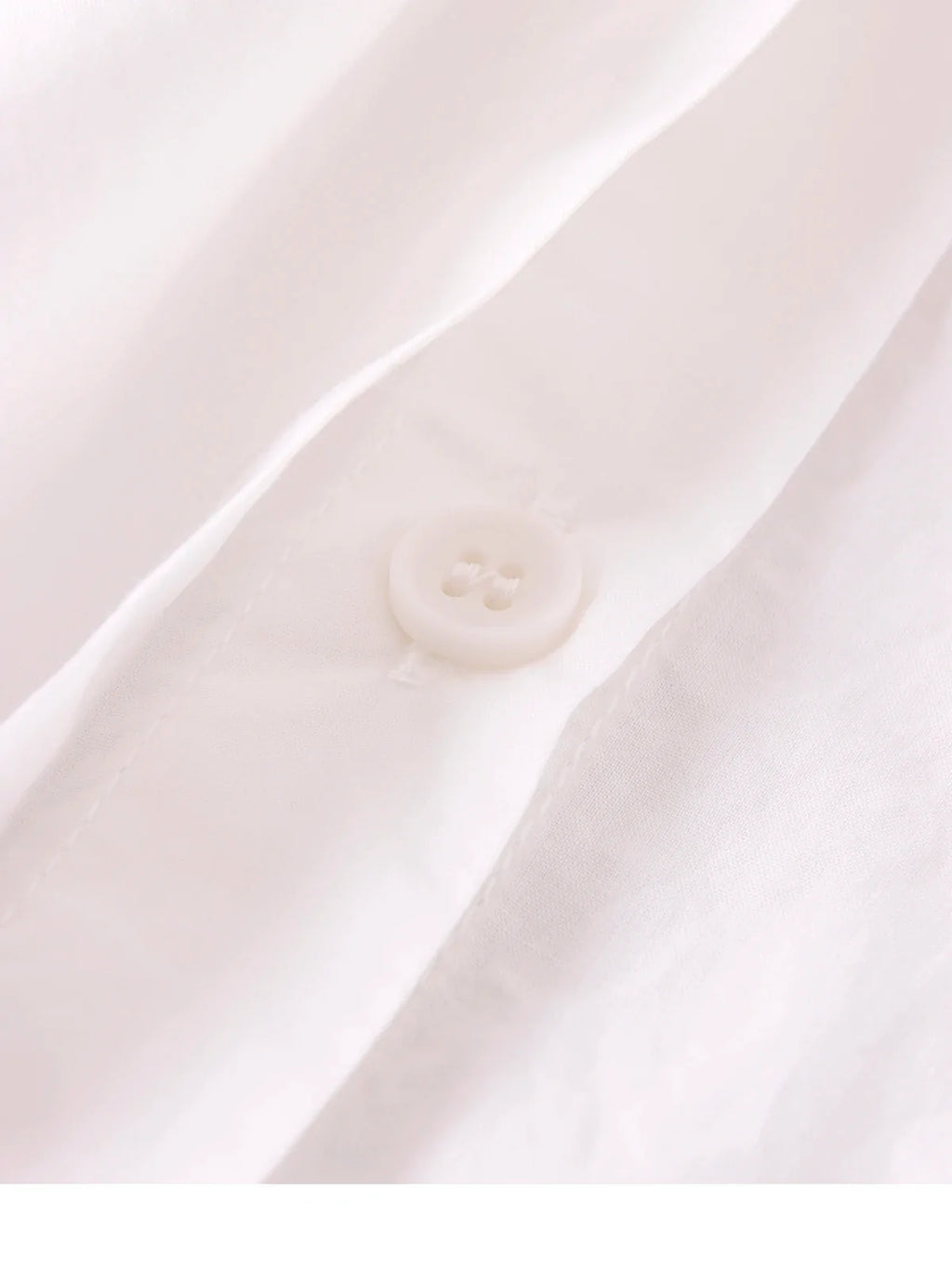 Women's Round Neck Pure Cotton White Shirt Breathable Comfortable Travel and Daily Wear Essential